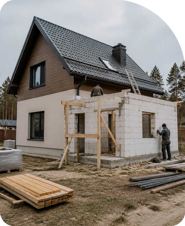 Пристройка ванной комнаты в Качканаре по цене от 461385 р. | РадиДОМА-Кчк